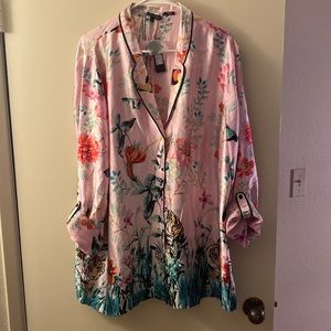 Satin Sleep Pajama Top